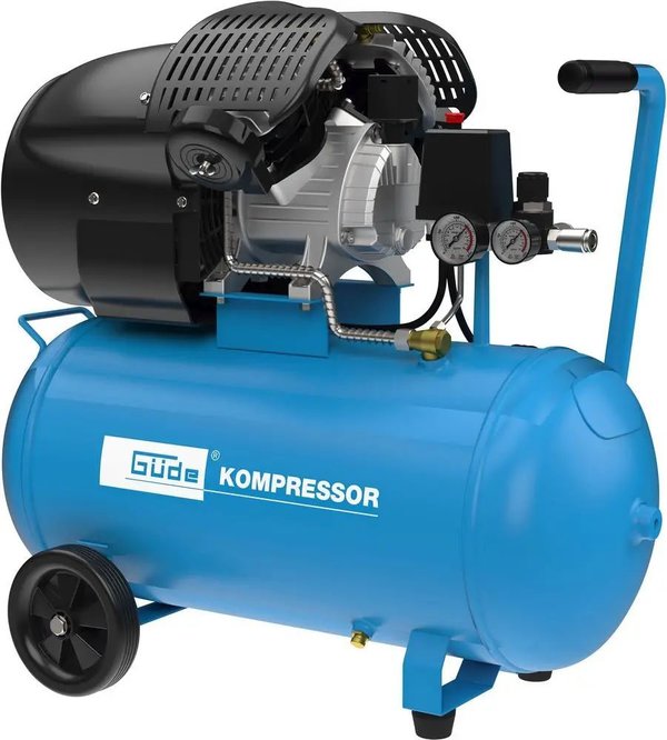Güde Kompressor 50 L Luftkompressor 10 bar Druckluft 3PS - 320 L/min 230V 2,2 kW 405/10/50 - 50131